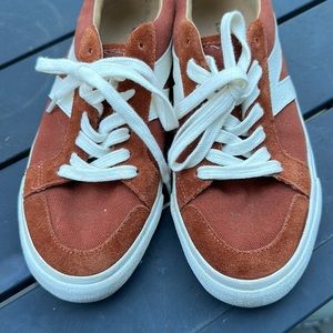 Lucky brand burnt orange sneakers